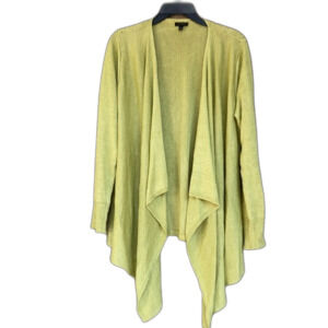 Talbots linen fly away cardigan sweater